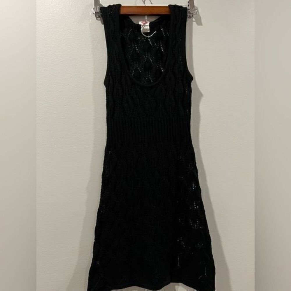 Black Crochet dress